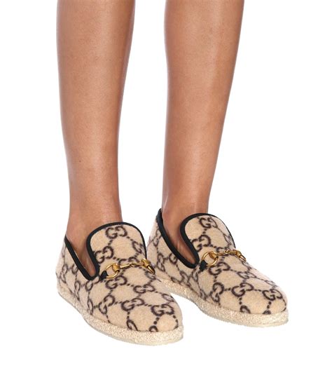 gucci ladies loafers|gucci wool loafer.